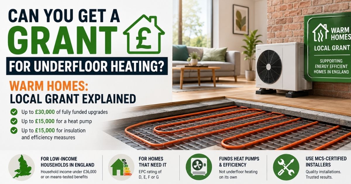 Can You Get a Grant for Underfloor Heating? Warm Homes: Local Grant Explained
